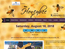 Tablet Screenshot of kvhoneybee.com